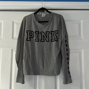 GUC VS PINK Gray crewneck size medium